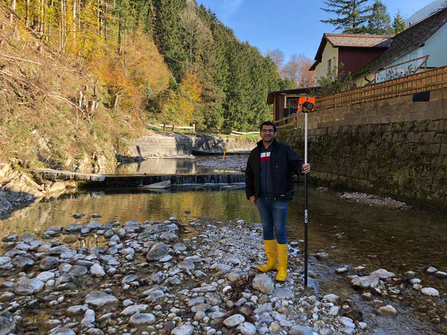 Seyed Mohammad Fardhosseini bei der Arbeit